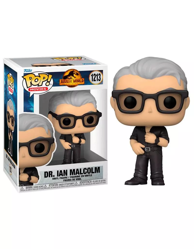 Dr. Ian Malcolm #1213 Jurassic World Funko Pop! - Figura con caja